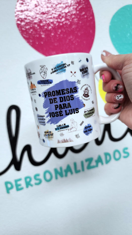 Taza Promesas de Dios para Hombre