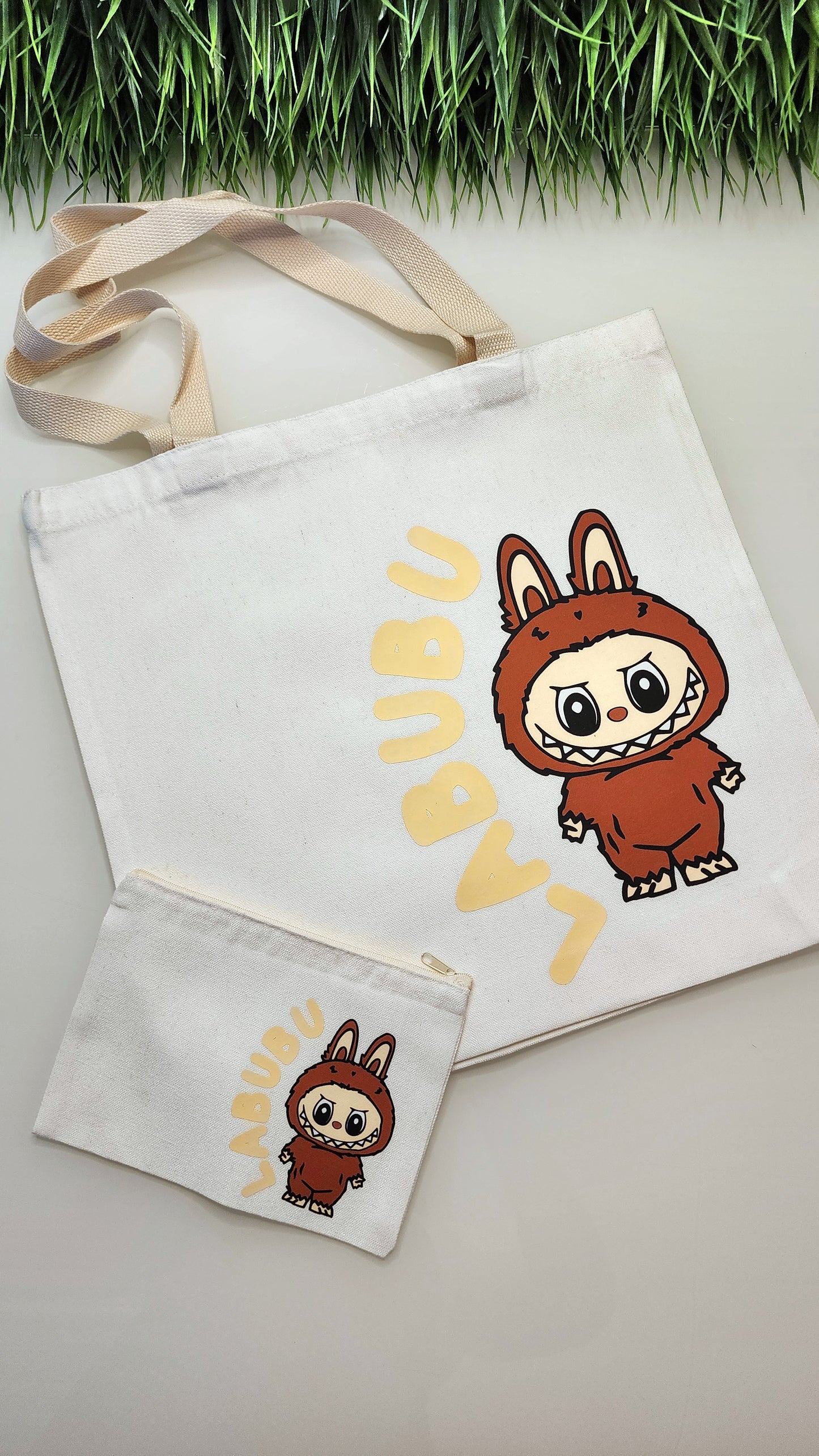Labu Set Tote and Makeup Bag