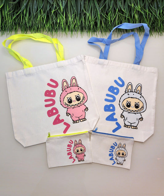 Labu Set Tote and Makeup Bag