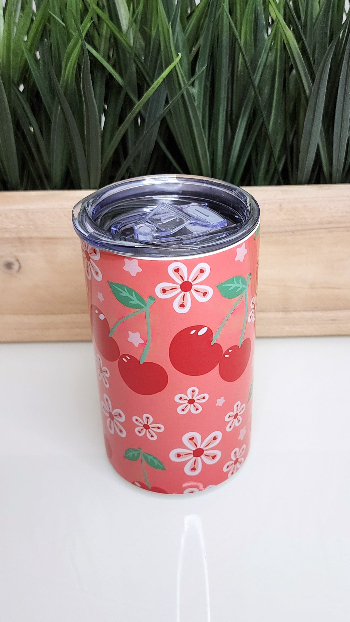 Vaso Cherries Stainles Steel 12oz