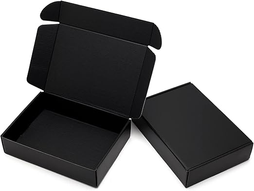 Caja negra para regalo personalizada