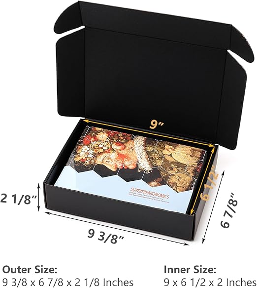 Caja negra para regalo personalizada
