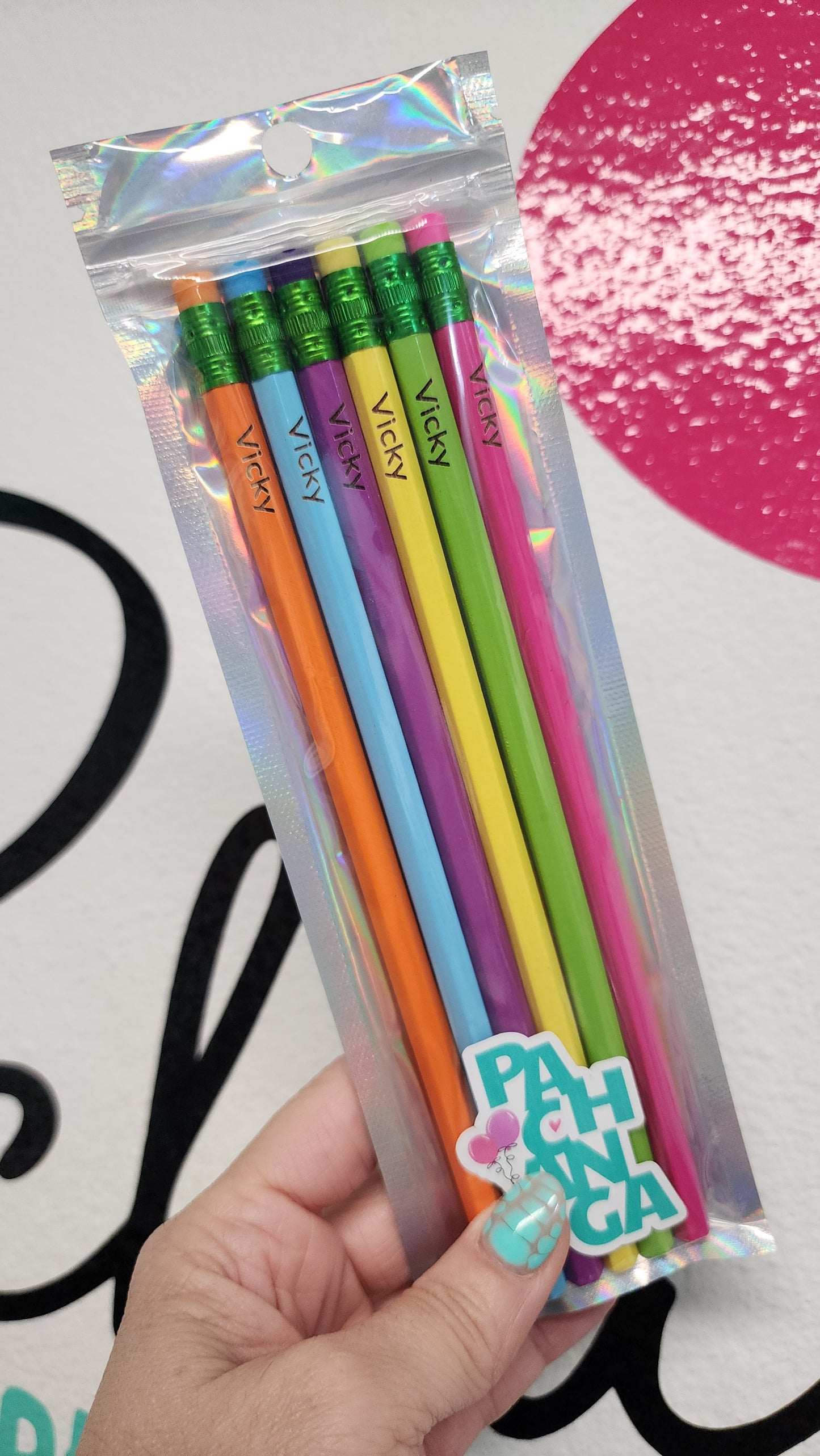 Lapices personalizado con el nombre grabado