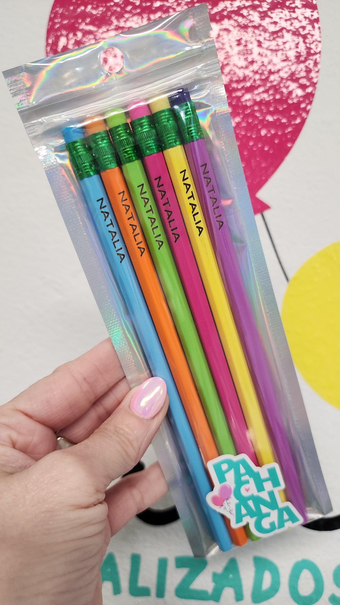 Lapices personalizado con el nombre grabado