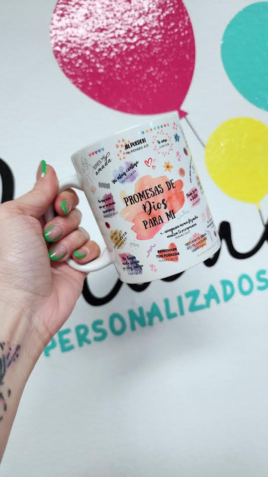 Taza Blanca Promesas