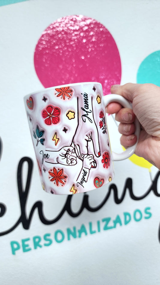 Taza Madre Manos de Hijos