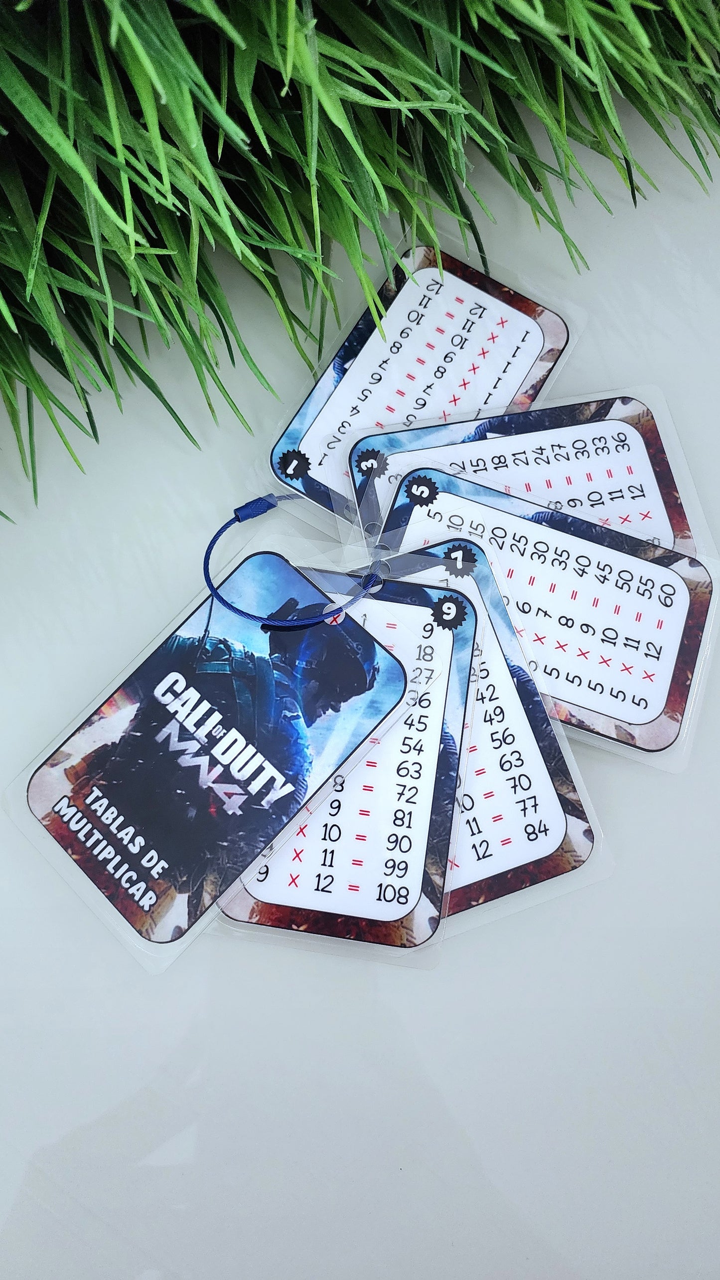 LLavero Tablas de Multiplicar Personalizado