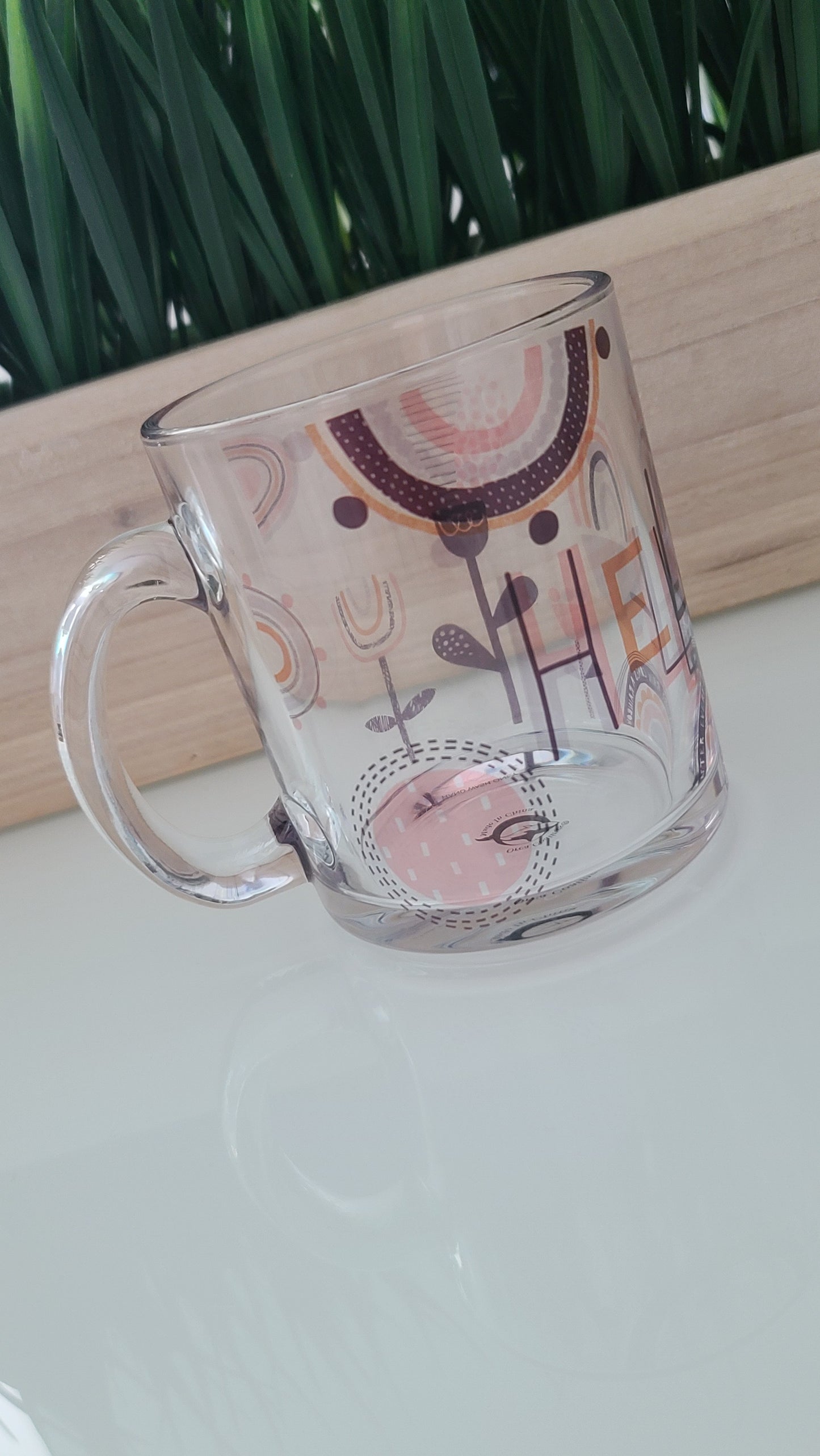 Taza Clear HELLO