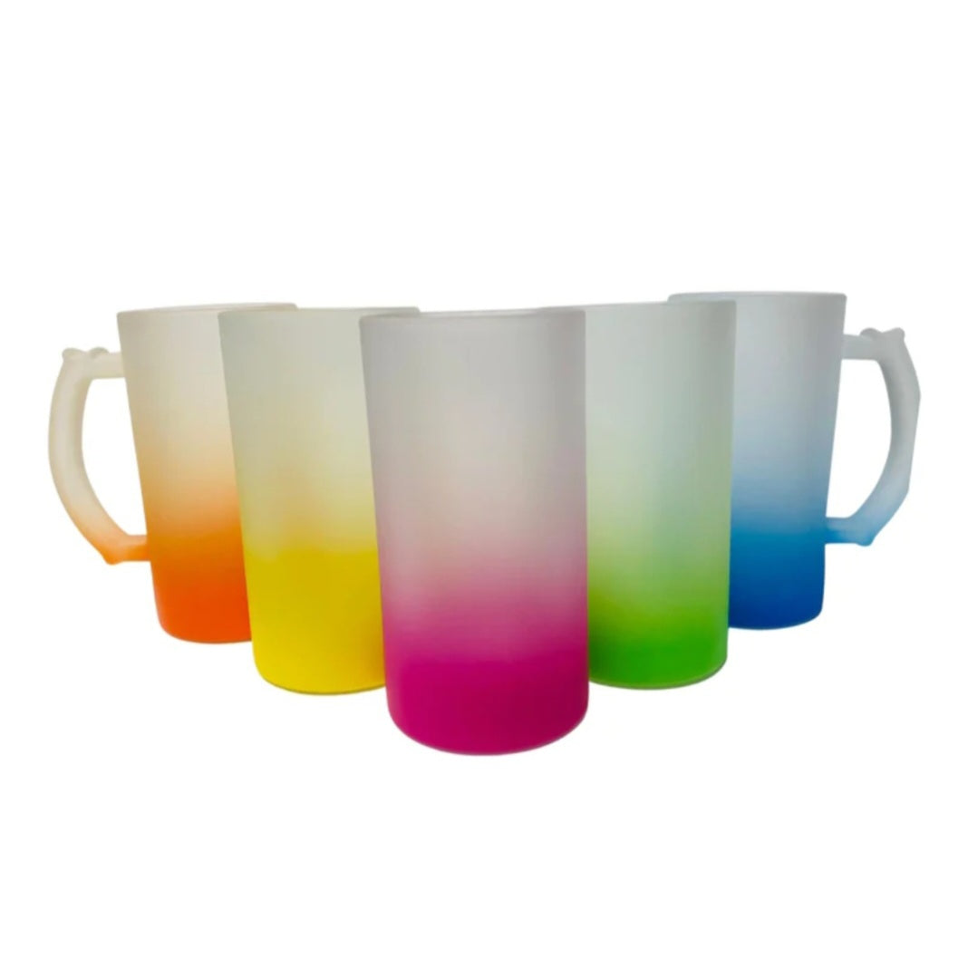 Frosted Glass Mug 16oz