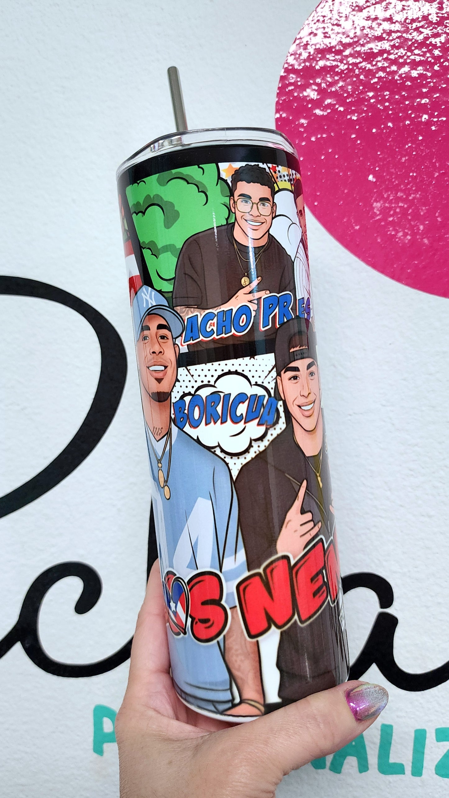 Vaso Stainless Steel Los Nenes