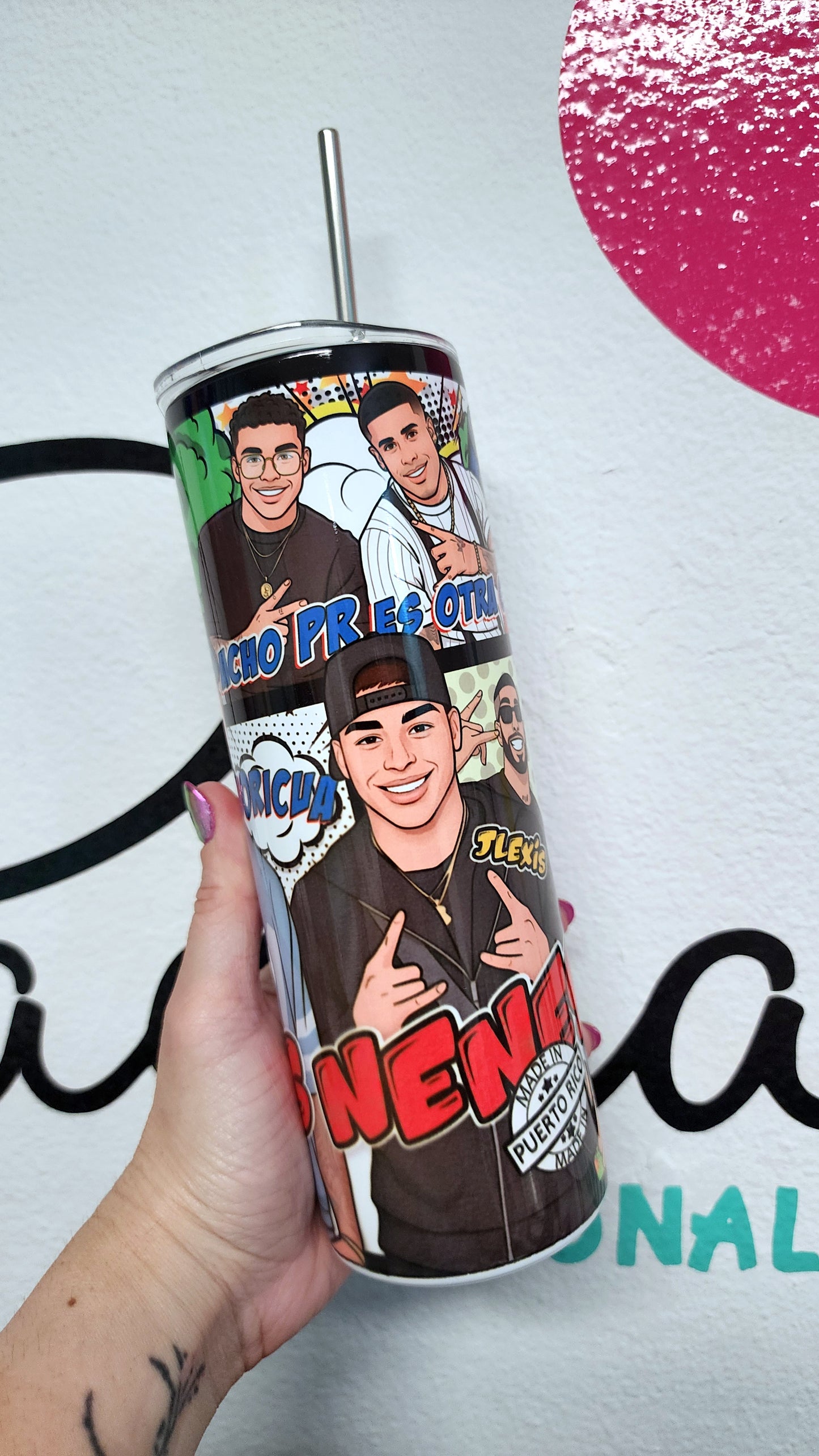 Vaso Stainless Steel Los Nenes